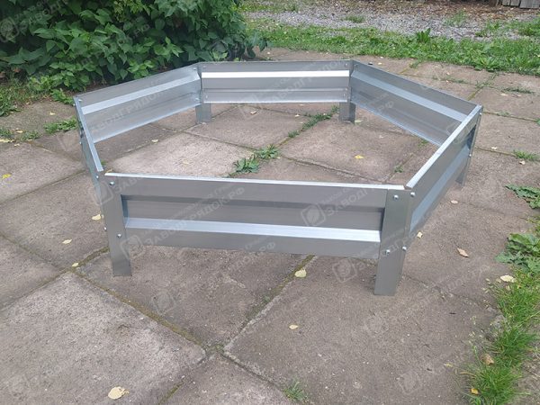 Клумба шестигранная оцинкованная (1 ярус) — изображение 4